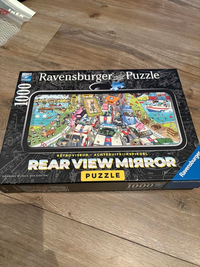 Ravensburger rear view mirror, Ophalen of Verzenden, 500 t/m 1500 stukjes, Zo goed als nieuw