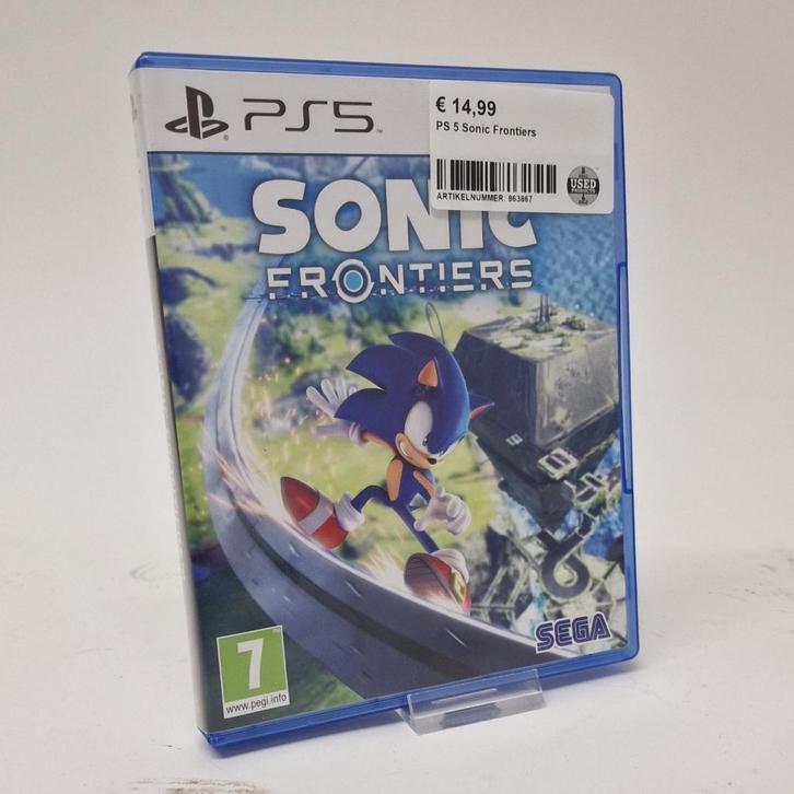 PS 5 Sonic Frontiers, Spelcomputers en Games, Games | Sony PlayStation 5, Zo goed als nieuw