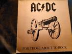 LP For those about to rock van ACDC, Ophalen of Verzenden, Gebruikt, 12 inch, Poprock