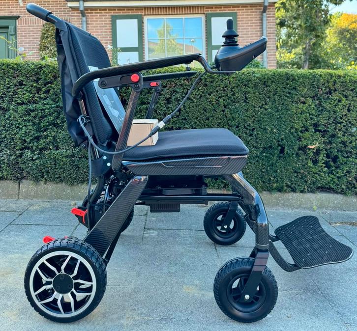 Lichtgewicht Carbon Elektrische Rolstoel invalide rolwagen, Diversen, Rolstoelen, Nieuw, Elektrische rolstoel, Inklapbaar, Ophalen of Verzenden