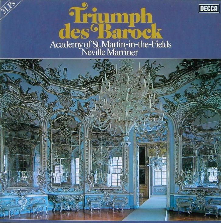 LP- Triumph Des Barock - Academy of St. Martin-in-the-fields, Cd's en Dvd's, Vinyl | Klassiek, Zo goed als nieuw, Barok, Orkest of Ballet