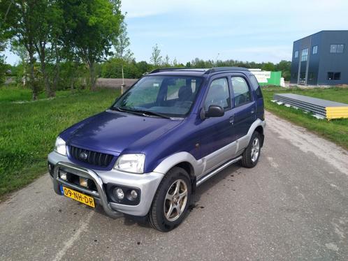 Daihatsu Terios 1.3 16V turbo (130PK) 2WD 2003 Blauw, Auto's, Daihatsu, Particulier, Terios, Airbags, Panoramadak, Radio, Trekhaak