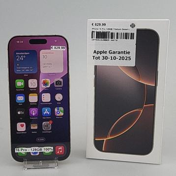 iPhone 16 Pro 128GB Titatium Desert | Met Apple Garantie beschikbaar voor biedingen