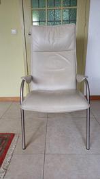 slanke De Sede DeSede leren stoel - fauteuil DS 270  2 stuks, Ophalen, Gebruikt, Design, Twee