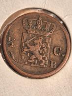 Halve cent Willem I 1823 Brussel, Postzegels en Munten, Munten | Nederland, Verzenden, Koning Willem I, Overige waardes, Losse munt