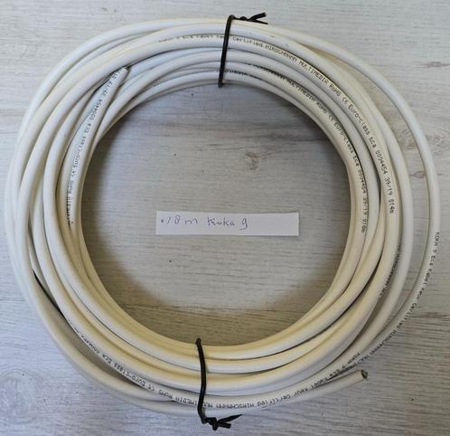 Koka 9 Hirschmann coax kabel 18 meter, Audio, Tv en Foto, Audiokabels en Televisiekabels, Gebruikt, Coaxiale kabel, 10 meter of meer