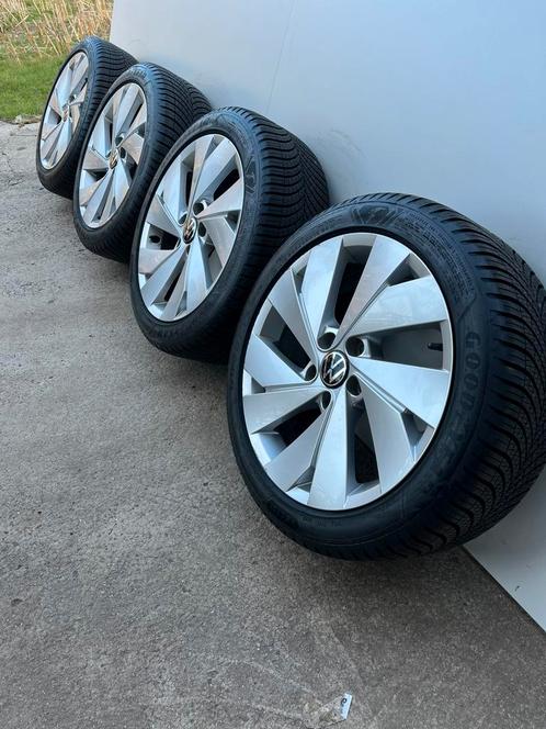 Originele Volkswagen golf 8 belmont velgen met winterbanden, Auto-onderdelen, Banden en Velgen, Ophalen of Verzenden