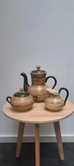 Saint Clement Aardewerk Theepot, Suikerpot & Melkkan Set, Gebruikt, Overige typen, Ophalen of Verzenden, Overige stijlen