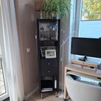 KALLAX IKEA 4 VAKS. zwart/ bruin, Huis en Inrichting, Ophalen, Minder dan 50 cm, Zo goed als nieuw, Minder dan 100 cm