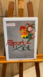 Brugse sport zot blikken bord., Verzamelen, Merken en Reclamevoorwerpen, Ophalen of Verzenden, Zo goed als nieuw