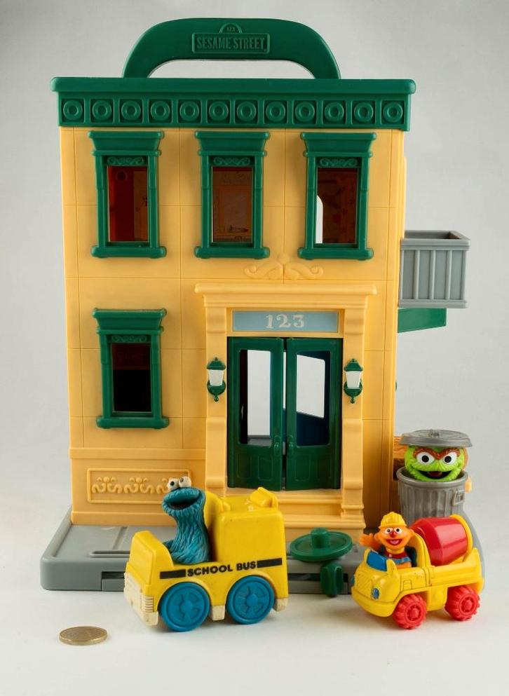 Sesamstraat Mr Hoopers Store,speelset, Verzamelen, Poppetjes en Figuurtjes, Zo goed als nieuw, Ophalen of Verzenden