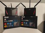 2x ASUS RT-AC2900 Dual-Band Gaming Router wifi mesh, Computers en Software, Netwerk switches, Ophalen of Verzenden, Zo goed als nieuw