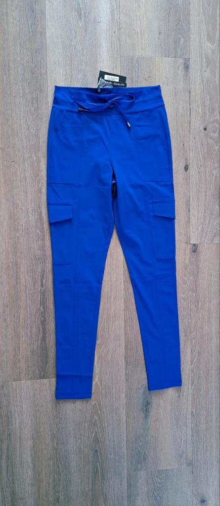 Nieuwe Mi Piace travelstof broek - XXL - Cobalt, Kleding | Dames, Broeken en Pantalons, Nieuw, Maat 46/48 (XL) of groter, Blauw