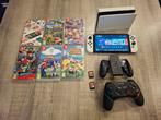 Nitendo switch oled met 8 spellen, Ophalen, Zo goed als nieuw, Met 1 controller, Switch OLED