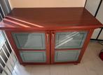 Tv meubel/ Kast donker hout kleur, Ophalen, 100 tot 150 cm, 50 tot 75 cm, Gebruikt