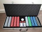 Poker set in koffer, Hobby en Vrije tijd, Gezelschapsspellen | Kaartspellen, Gebruikt, Ophalen of Verzenden