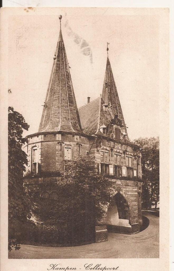 Kampen - Cellespoort. ca. 1910. Uitg. Arentshorst, Verzamelen, Ansichtkaarten | Nederland, Ongelopen, Overijssel, Voor 1920, Ophalen of Verzenden