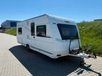 Fendt Diamant 560 SD 2023 nieuwstaat luxe uitgevoerd, Caravans en Kamperen, Bedrijf, Fendt, Lengtebed, 5 tot 6 meter