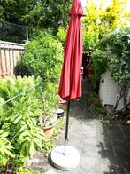Rode Stok Parasol 100% Nieuw in Doos met Solar verlichting., Tuin en Terras, Parasols, Ophalen, Kantelbaar, Nieuw, 2 tot 3 meter