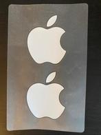 Twee (2) Apple sticker stickers, NIEUW, Ophalen of Verzenden, Nieuw, Zwart