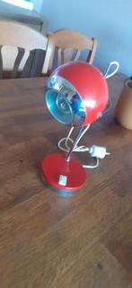 Goffredo Reggiani rode eye ball bureau lamp, Huis en Inrichting, Lampen | Vloerlampen, Sixties, Ophalen of Verzenden, Zo goed als nieuw