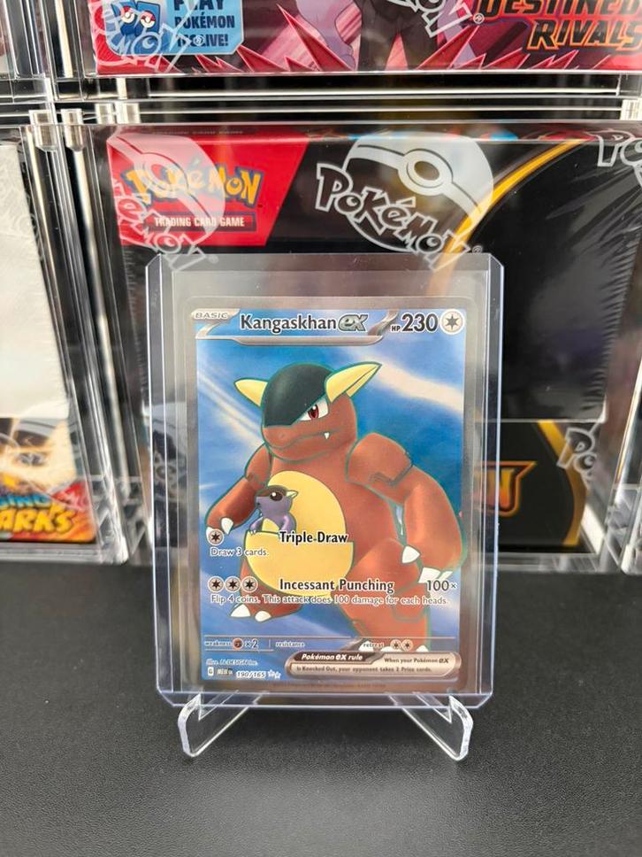 Pokemon 151 kangaskhan ex 190/165, Hobby en Vrije tijd, Verzamelkaartspellen | Pokémon, Zo goed als nieuw, Ophalen of Verzenden