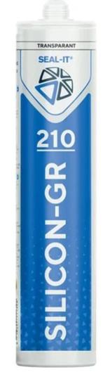 Siliconenkit wit per doos.12st 310ml, Ophalen of Verzenden, Nieuw