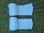 2 witte acrylbandages, Ophalen of Verzenden, Zo goed als nieuw