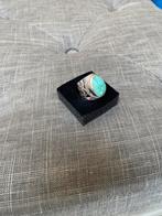 Ring zilver met turquoise maat 52, Ophalen of Verzenden, 17 tot 18, Zilver, Dame