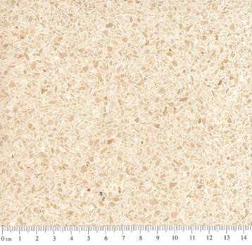 Terrazzo tegels Ecostone Avorio 40x40cm beige marmer beschikbaar voor biedingen