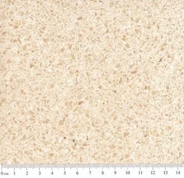 Terrazzo tegels Ecostone Avorio 40x40cm beige marmer