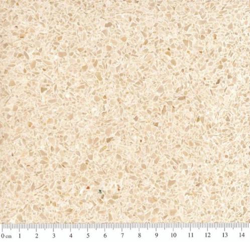 Terrazzo tegels Ecostone Avorio 40x40cm beige marmer, Doe-het-zelf en Verbouw, Tegels, Nieuw, Vloertegels, Overige materialen