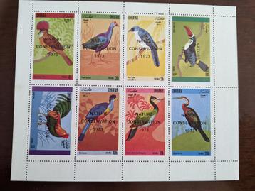 DHUFAR 1973; VELLETJE  8 VOGELS LEES beschikbaar voor biedingen