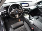 BMW 5 Serie 520i M Sport Individual Aut- Sfeerverlichting, X, Auto's, BMW, Te koop, Zilver of Grijs, 1515 kg, Benzine