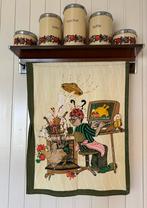 Voorraaddozen  handdoekrek en lepelrek, Antiek en Kunst, Ophalen