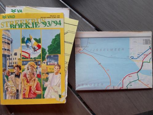 VAD dienstregeling 93 / 94 per 23 mei, Verzamelen, Spoorwegen en Tramwegen, Gebruikt, Bus of Metro, Boek of Tijdschrift, Ophalen of Verzenden