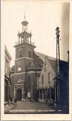 Neder Hardinxveld Straatgez.+ Ned Herv Kerk + mensen 1930, Verzenden, 1920 tot 1940, Gelopen, Zuid-Holland