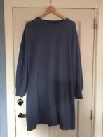 Hema jurk lange mouw grijsblauw maat L - in goede staat, Blauw, Maat 42/44 (L), Ophalen of Verzenden, Zo goed als nieuw