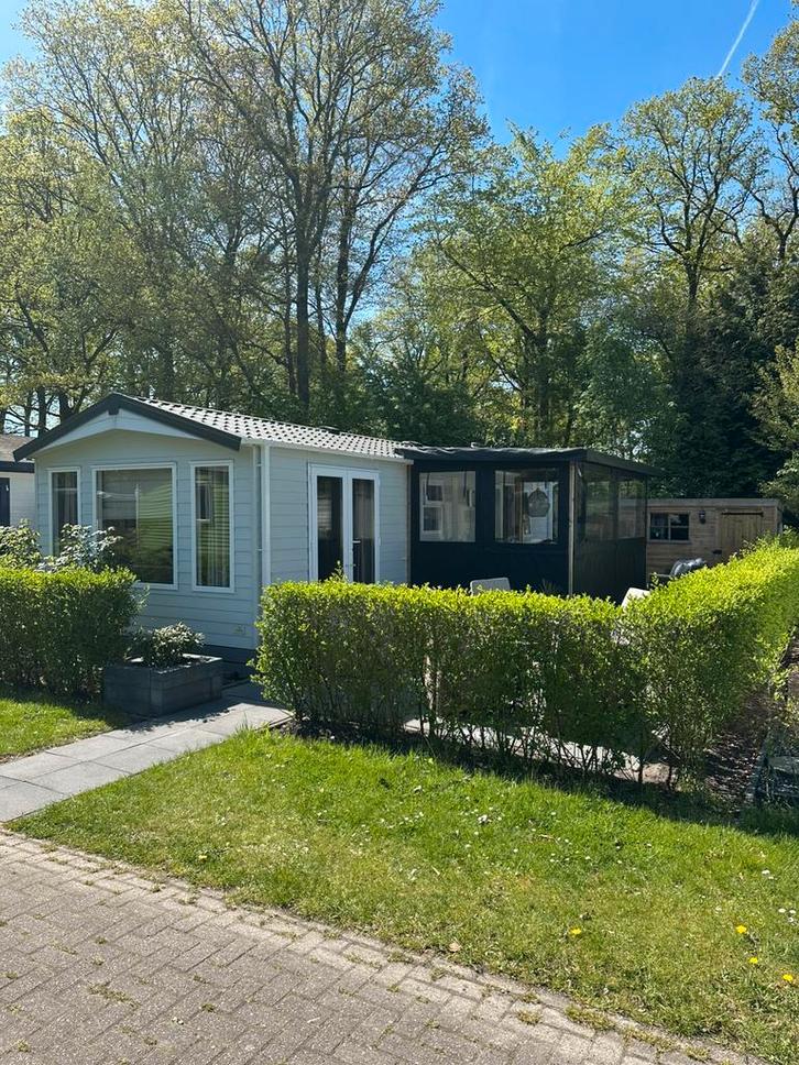 Sfeervol chalet Molencaten ‘t Hout Bakkeveen stacaravan, Caravans en Kamperen, Stacaravans, tot en met 6, Ophalen