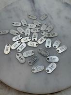 Bff bedel zilver 18x9mm 90 stuks, Ophalen of Verzenden, Nieuw, Bedel