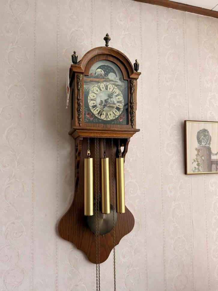Klok eikenhout, Antiek en Kunst, Antiek | Klokken, Ophalen
