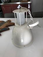 Hanglamp wit metaal nieuw, Ophalen of Verzenden, Nieuw, Glas, Minder dan 50 cm