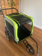 Hondenfiets kar, Fietsen en Brommers, Fietsaccessoires | Aanhangers en Karren, Ophalen, Opvouwbaar, 20 tot 40 kg, Zo goed als nieuw