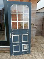 GRATIS! Oude Buitendeur met Glas, Doe-het-zelf en Verbouw, Deuren en Horren, Ophalen, Gebruikt, 80 tot 100 cm, Buitendeur