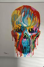Schilderij Skull color, Ophalen
