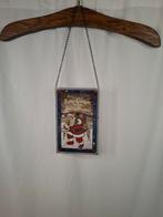 Glas in lood kerst raamhanger, Diversen, Kerst, Ophalen of Verzenden, Gebruikt