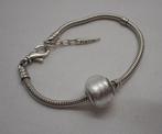 Zilveren verstelbare Bacio armband met bacio bedel nr.1547
