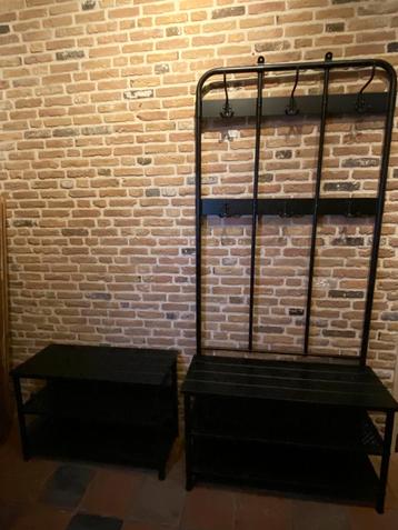 IKEA NIPASEN kapstok + schoenenrek – set beschikbaar voor biedingen