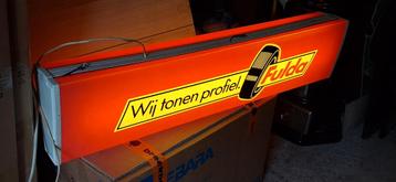 Vintage Fulda lichtbak, vintage garage decoratie beschikbaar voor biedingen