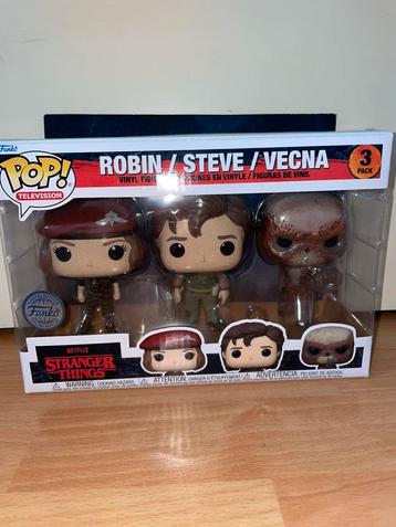 Stranger Things 3-pack Funko Pops beschikbaar voor biedingen